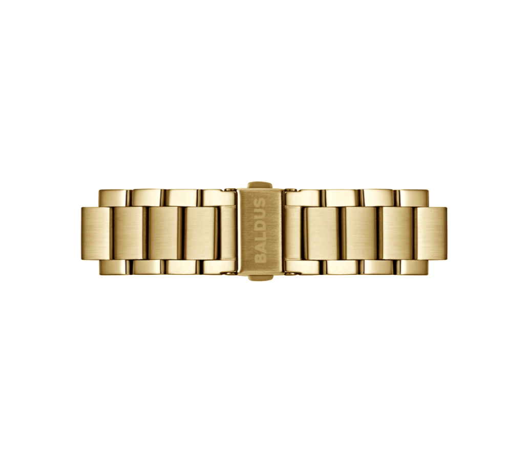 Bracelet en acier • Doré • 18 mm